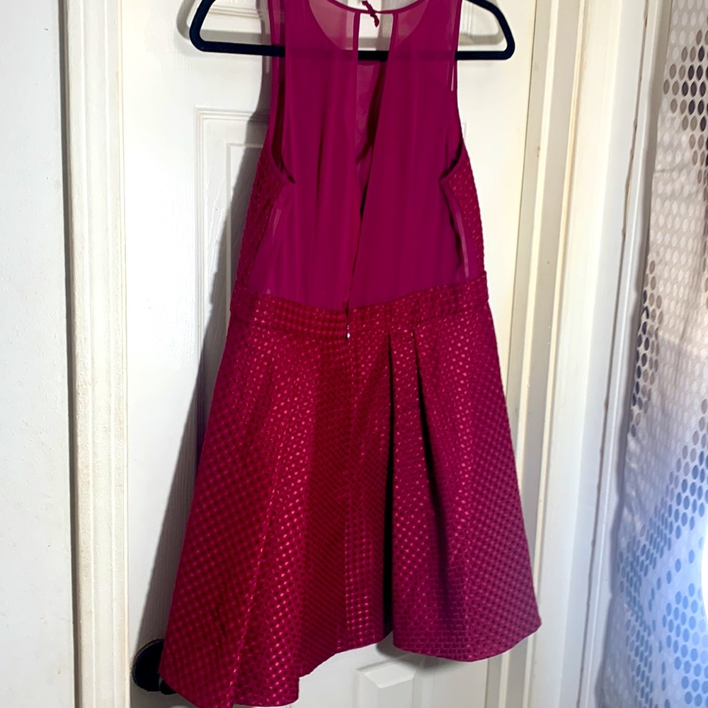 Bcbgeneration Crushed Berry, Open Back, Pleated, … - image 3